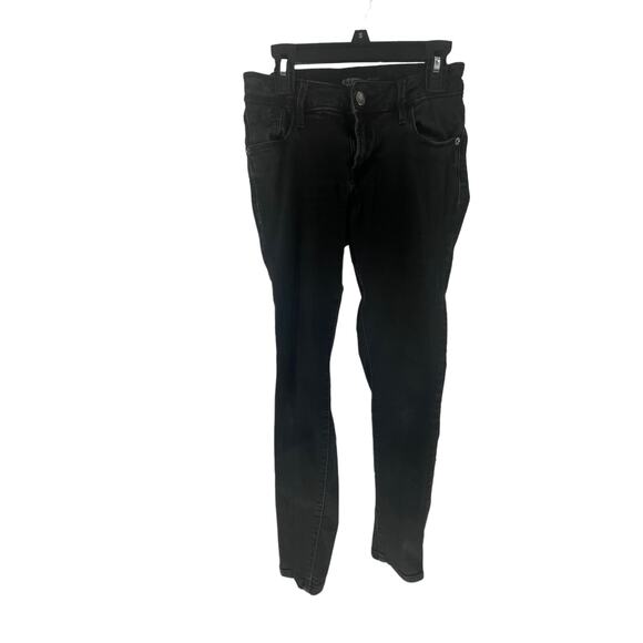 Old Navy Black Wash Denim Rockstar Skinny Jeans Women's Size 4 - Picture 2 of 7